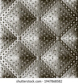  Pattern with a black-and-white gradient . Abstract metallic background