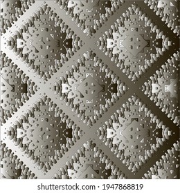  Pattern with a black-and-white gradient . Abstract metallic background