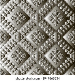  Pattern with a black-and-white gradient . Abstract metallic background