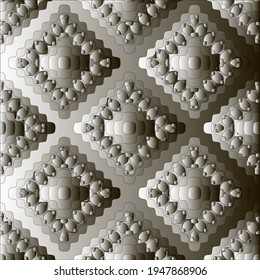  Pattern with a black-and-white gradient . Abstract metallic background