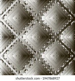  Muster mit schwarz-weißem Farbverlauf. Abstrakter metallischer Hintergrund