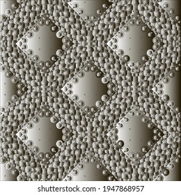  Muster mit schwarz-weißem Farbverlauf. Abstrakter metallischer Hintergrund