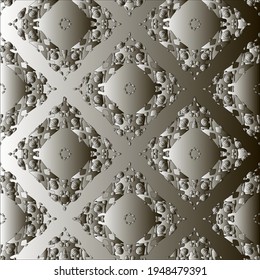  Pattern with a black-and-white gradient . Abstract metallic background