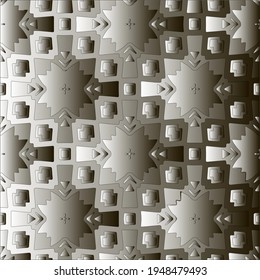  Pattern with a black-and-white gradient . Abstract metallic background