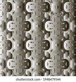  Pattern with a black-and-white gradient . Abstract metallic background