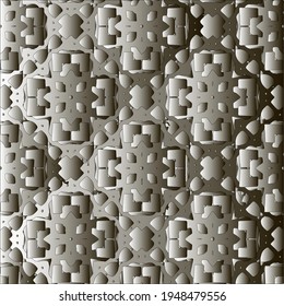  Pattern with a black-and-white gradient . Abstract metallic background