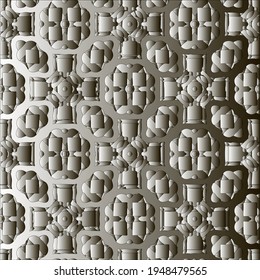  Pattern with a black-and-white gradient . Abstract metallic background