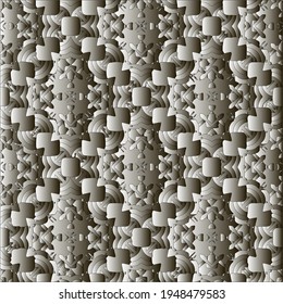  Pattern with a black-and-white gradient . Abstract metallic background