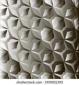 Pattern with a black-and-white gradient . Abstract metallic background