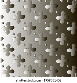 Pattern with a black-and-white gradient . Abstract metallic background