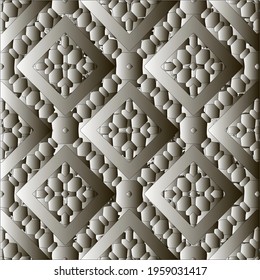 Pattern with a black-and-white gradient . Abstract metallic background