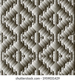 Pattern with a black-and-white gradient . Abstract metallic background