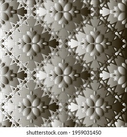 Pattern with a black-and-white gradient . Abstract metallic background