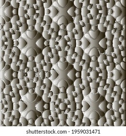 Pattern with a black-and-white gradient . Abstract metallic background