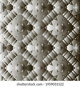 Pattern with a black-and-white gradient . Abstract metallic background