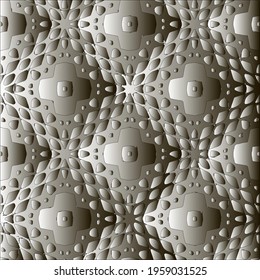 Pattern with a black-and-white gradient . Abstract metallic background