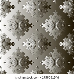 Pattern with a black-and-white gradient . Abstract metallic background
