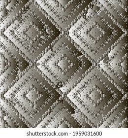 Pattern with a black-and-white gradient . Abstract metallic background