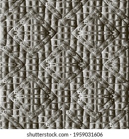 Pattern with a black-and-white gradient . Abstract metallic background