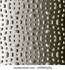 Pattern with a black-and-white gradient . Abstract metallic background