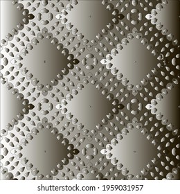 Pattern with a black-and-white gradient . Abstract metallic background
