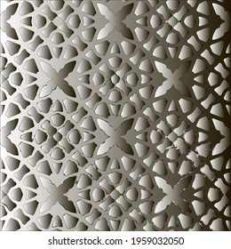 Pattern with a black-and-white gradient . Abstract metallic background