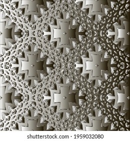 Pattern with a black-and-white gradient . Abstract metallic background