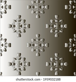 Pattern with a black-and-white gradient . Abstract metallic background