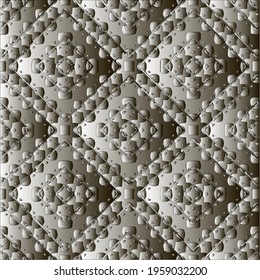 Pattern with a black-and-white gradient . Abstract metallic background