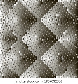 Pattern with a black-and-white gradient . Abstract metallic background