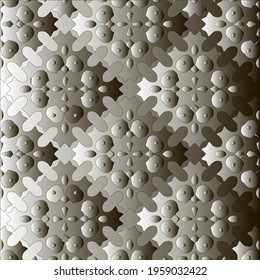 Pattern with a black-and-white gradient . Abstract metallic background