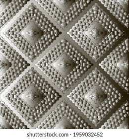 Pattern with a black-and-white gradient . Abstract metallic background