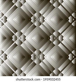Pattern with a black-and-white gradient . Abstract metallic background