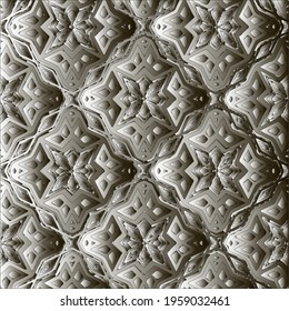 Pattern with a black-and-white gradient . Abstract metallic background