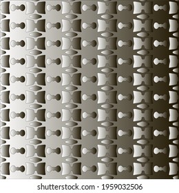 Pattern with a black-and-white gradient . Abstract metallic background