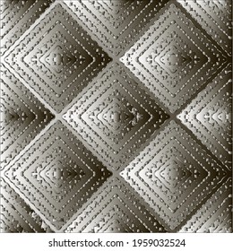 Pattern with a black-and-white gradient . Abstract metallic background