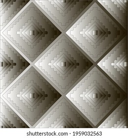 Pattern with a black-and-white gradient . Abstract metallic background