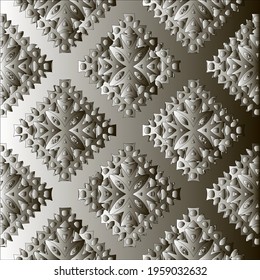 Pattern with a black-and-white gradient . Abstract metallic background