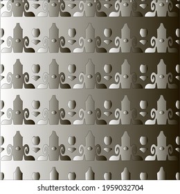 Pattern with a black-and-white gradient . Abstract metallic background