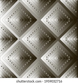 Pattern with a black-and-white gradient . Abstract metallic background