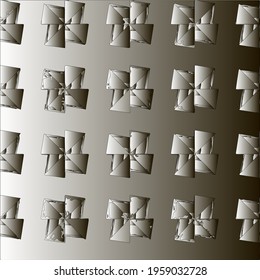 Pattern with a black-and-white gradient . Abstract metallic background