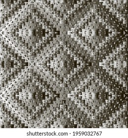 Pattern with a black-and-white gradient . Abstract metallic background