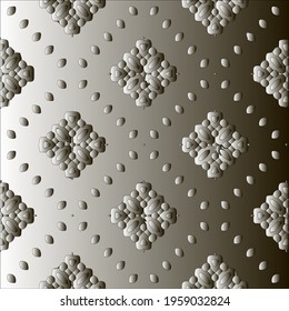 Pattern with a black-and-white gradient . Abstract metallic background