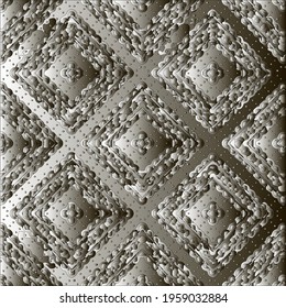 Pattern with a black-and-white gradient . Abstract metallic background