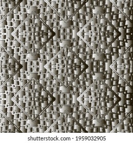 Pattern with a black-and-white gradient . Abstract metallic background