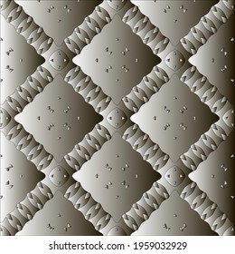 Pattern with a black-and-white gradient . Abstract metallic background