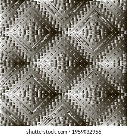 Pattern with a black-and-white gradient . Abstract metallic background