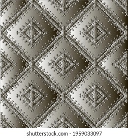 Pattern with a black-and-white gradient . Abstract metallic background