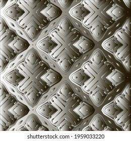 Pattern with a black-and-white gradient . Abstract metallic background