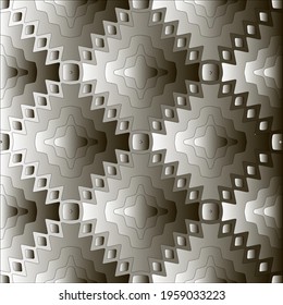 Pattern with a black-and-white gradient . Abstract metallic background